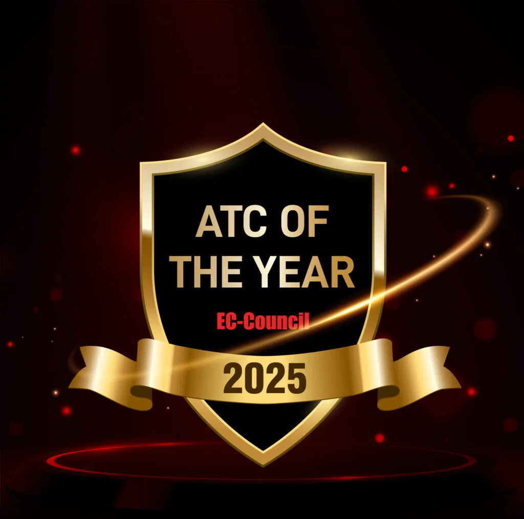 EC Council ATC Award winner Logo 2025, Certified Ethical Hacker Course