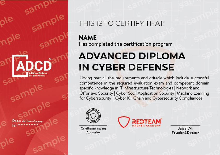 Advanced Diploma in Cyber Defense certification 